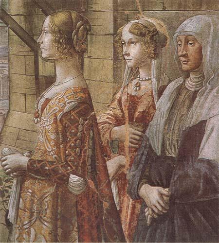 Sandro Botticelli Domenico Ghirlandaio stories of St john the Baptist the Visitation Germany oil painting art